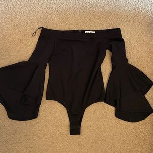 Black Long Sleeve Bodysuit